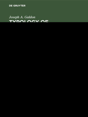 cover image of Typology of Seventeenth-Century Literature